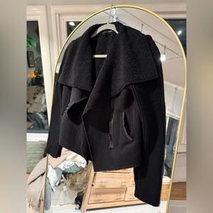 Kendall & Kylie Black Teddy Jacket